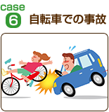 自転車での事故